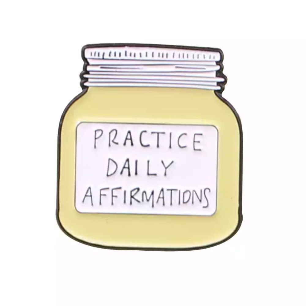 Set of 3 Mental Health Self-Care Pins Mindfulness - Picture 5 of 10